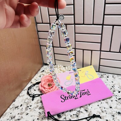 ★String Ting★Teeny Ting Cities Collection ストラップ String Ting City Drip Ting Crystal Wristlet Phone Strap