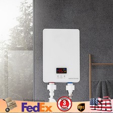 6000W Electric Tankless On Demand House Shower Sink Instant Hot Water Heater NEW