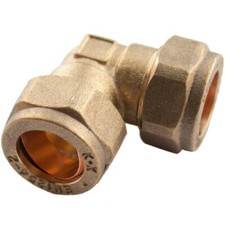 22mm Brass Compression Elbow Angle Joint Plumbing Fitting Copper Brass Pipes