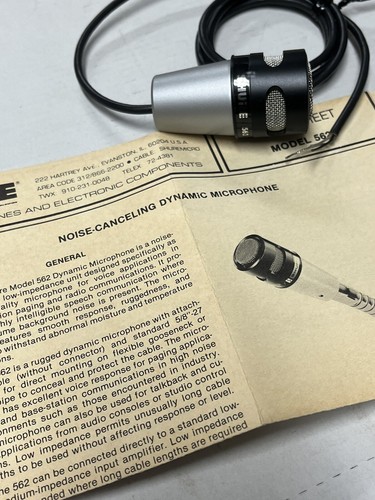 Shure 562 Dynamic Gooseneck-mountable Microphone - Untested - as is - 第 6/7 張圖片