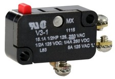 Honeywell V3-1 MICRO SWITCH Miniature Basic Switches: V3 Series Single Pole ...