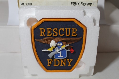 CODE 3 COLLECTIBLES FDNY Rescue 1 Resin Patch Fire Department of New York - Picture 2 of 2
