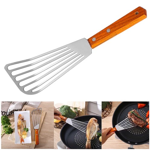 Stainless Steel Frying Spatula Leaky Shovel Fish Slice Non-slip Kitchenware 2023 - Picture 16 of 17
