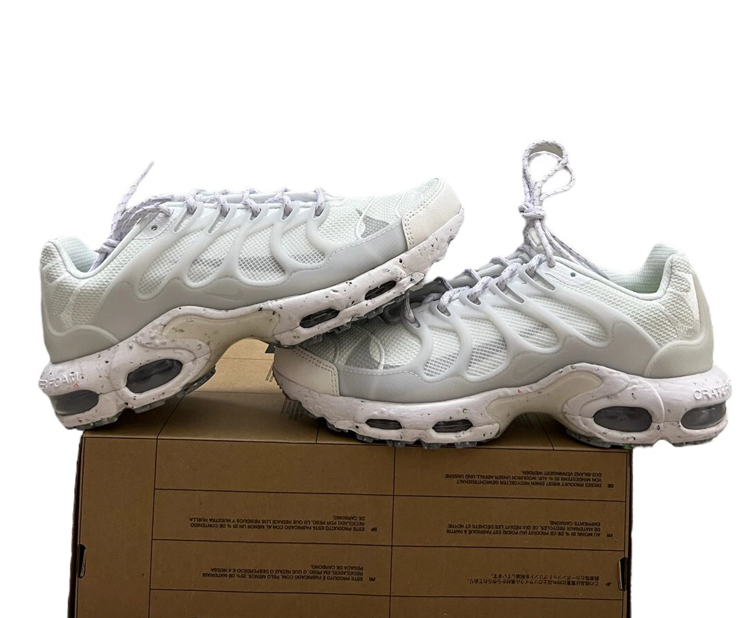 Nike Air Max Plus Terrascape Pure Platinum DQ3977-100 Mens Size 9.5 No Lid  | eBay