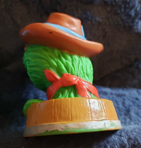 3 Western Applause Sesame Street Finger Puppets Big Bird Oscar Cookie Cowboys - Picture 8 of 13