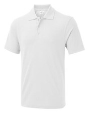 5 PACK UNEEK UX Polo Shirt Plain Unisex Work Wear Uniform Polycotton Top XS-6XL