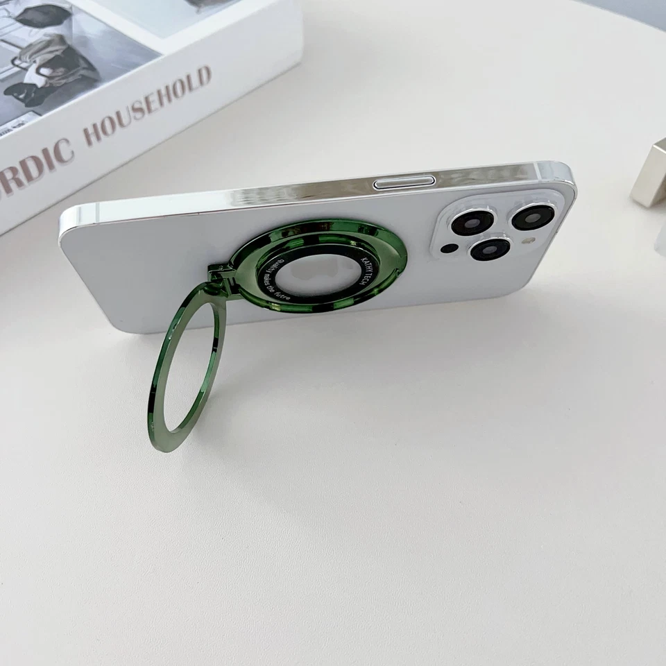 Compatible with Mag Safe Universal Phone Magnetic Ring Holder Adjustable Stand - Image 4 of 4