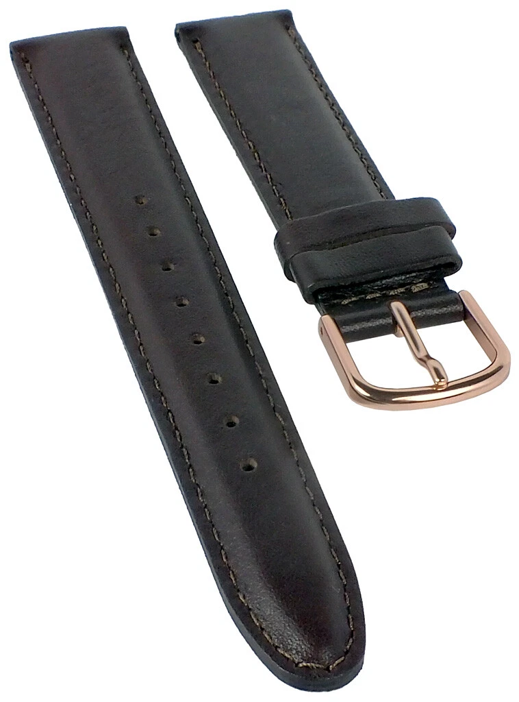 Nuovo Timex Blu Coccodrillo Grano Vera Pelle Reg A Lungo 12mm - Foto 13