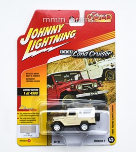 Johnny Lightning 1980 Toyota Land Cruiser Dune Beige Classic Gold CREASED | eBay