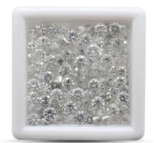 Loose CVD Lot Lab-Grown Diamond 2.30 mm Round D to F- IF Certified Diamond