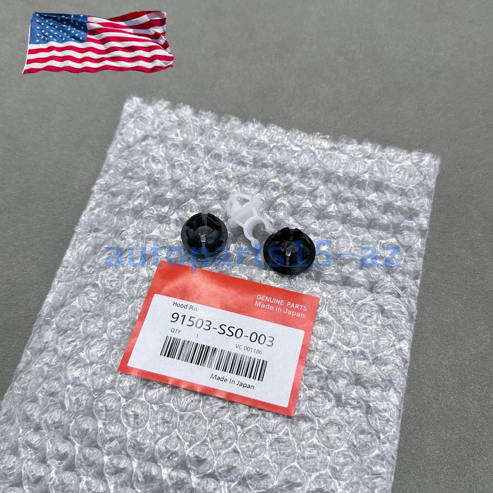 New! 3pcs Car Hood Support Prop Rod Holder Clip For Honda Accord Odyssey Prelude - Изображение 3 из 4