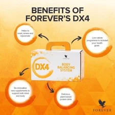 Forever Living DX4™Body Balancing System 4Day Program Reset Detox - Energy Boost
