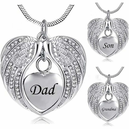 Urn Necklace Personalised Cremation Jewellery Ashes Pendant Keepsake