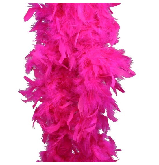 Purple Feather Boa - Luxury Fancy Dress Accessory For 1920s Flapper, Gatsby, Costume Parties