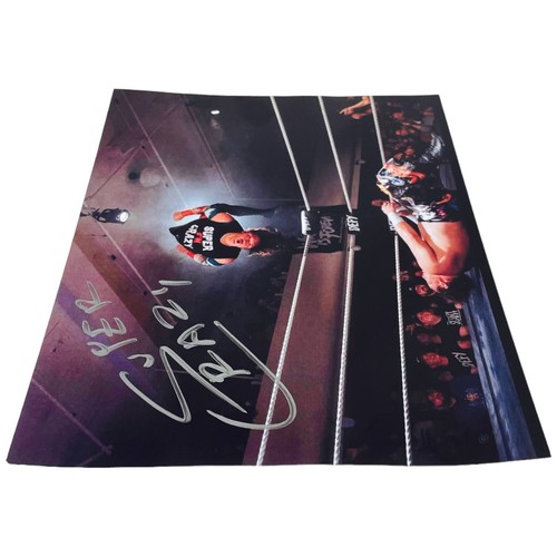 ECW Luchadore Super Crazy Signed Autographed 8x10 Promo Photo Rare Glossy WWE - Picture 8 of 10