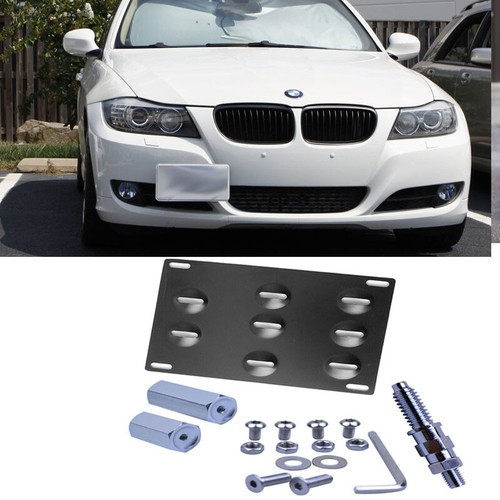 Tow Hook Hole Cover License Plate Bracket Mount Holder For 0713 BMW E90 E92 M3 eBay