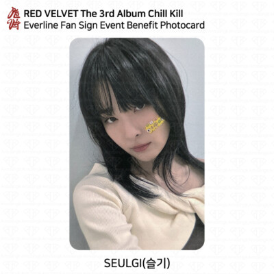 Red Velvet The 3rd Album Chill Kill Everline Fan Sign Event Red Velvet The 3rd Album Chill Kill Everline Fan Sign Event