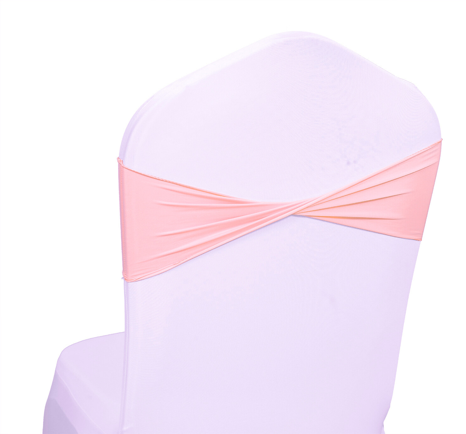 150 Spandex Stretch Chair Sashes Bow plain without Buckle Wedding Party Décor NW
