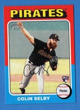 2024 Topps Heritage #150 Colin Selby Pittsburgh Pirates RC