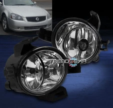 BUMPER FOG LIGHTS LAMPS W/WIRING HARNESS CHROME FOR 2005-2006 ALTIMA/2004+ QUEST