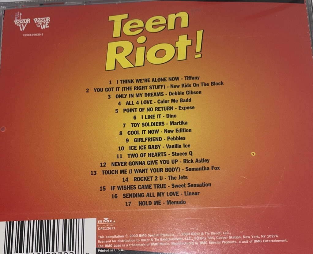 TEEN RIOT - V/A - CD - **BRAND NEW/STILL SEALED** - RARE