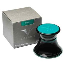 VISCONTI LUXURY FOUNTAIN PEN INK BOTTLE 50ml GREEN INK202202