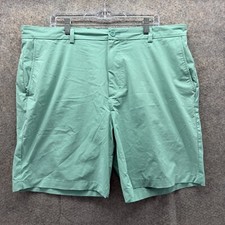Vineyard Vines Shorts Men 40 Teal Blue Chino Flat Front Cotton Breaker Outdoors