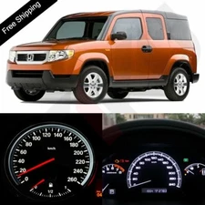 White LED Dash Gague Cluster Instrument Lighting Kit Fits 2003-05 Honda Element