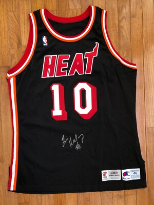 95/96 Tim Hardaway Miami Heat Champion Authentic Team Issued NBA