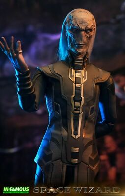 IN-FAMOUS IF001 1/6 Ebony Maw SPACE WIZARD Avengers Black
