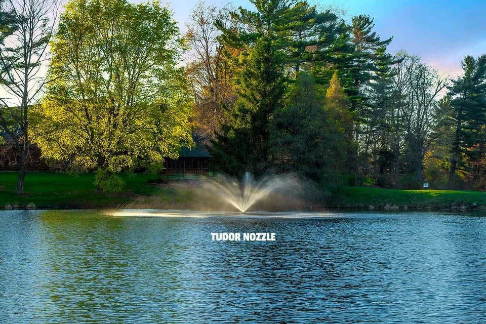 Scott Aerator Great Lakes Large Pond Fountain 1 hp 115V, 5 Patterns 100ft Cord - Image 3 of 4
