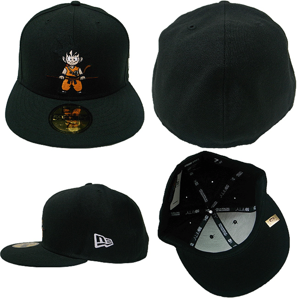 NEW ERA 59FIFTY DRAGON BALL - GOKU - 59FIFTY FITTED CAP black