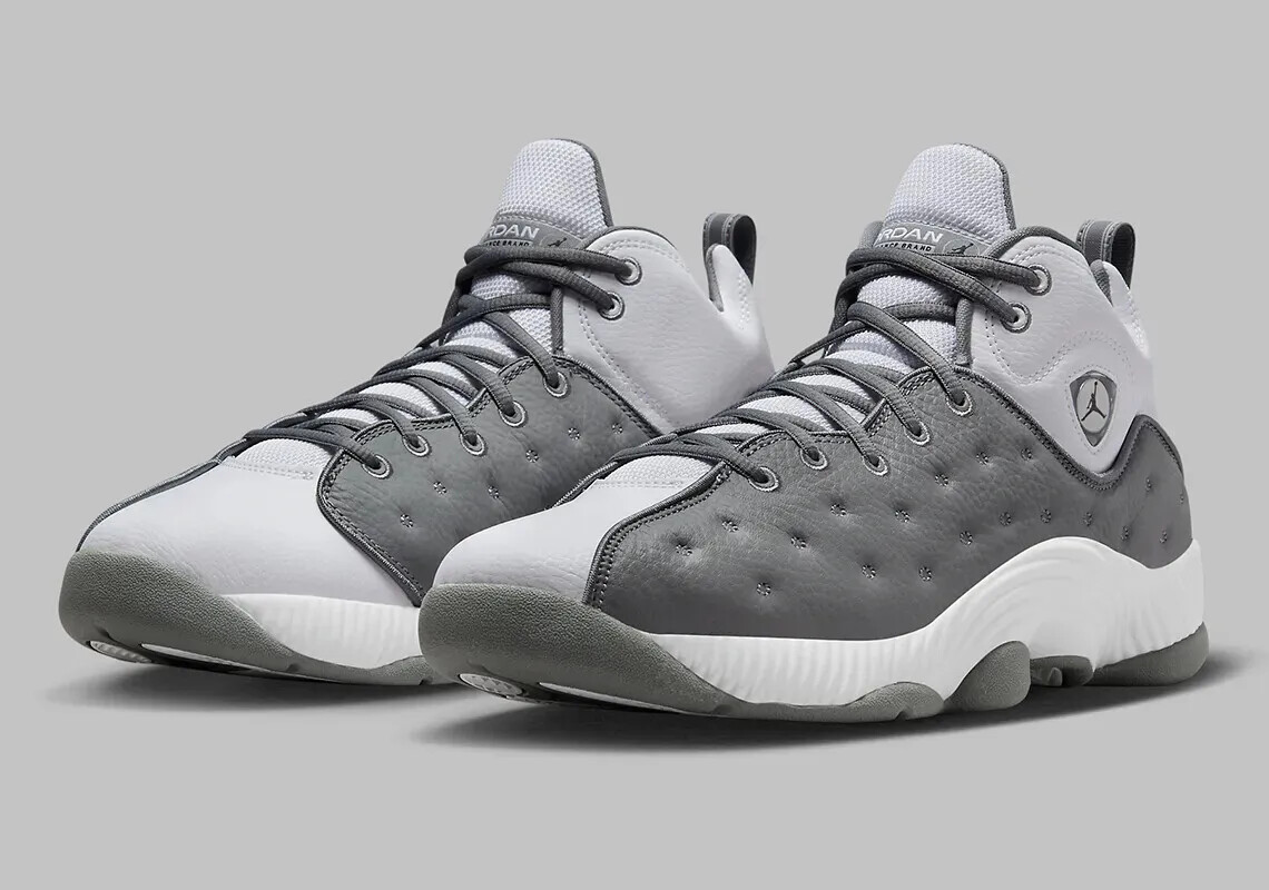 Nike Air Jordan Jumpman Team II Cool Grey Retro OG Sneakers