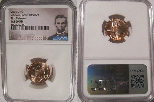 2024 D Lincoln SHIELD 1c Cent NGC MS 69 RD First Releases