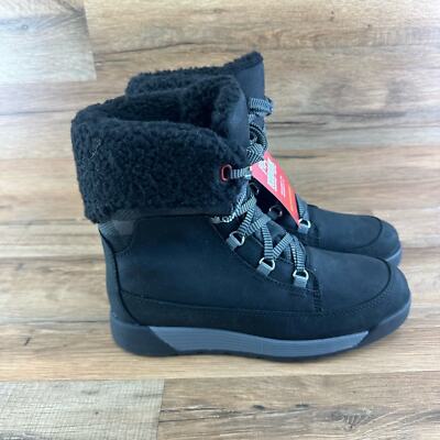 Kodiak women's winter Rosseau Black lace up boots Size 8.5 US waterproof