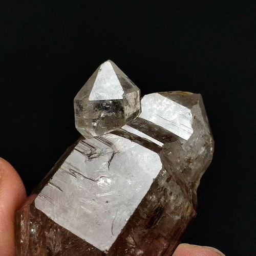88g Natural Herkimer Diamond Quartz Crystal Double Terminating Healing 0740 - Picture 3 of 11