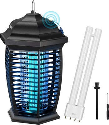Instant Kill Electric Bug Zapper with Long Cord - Ideal for Camping & Home Use