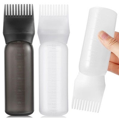 2 Pack Root Comb Hair Dye Applicator Bottle with Brush and Graduated Scale