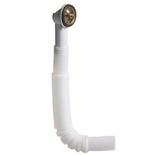 Stainless Steel PVC Gold Round Overflow Head for Kitchen Sink with Side