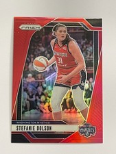 2024 Panini WNBA Prizm Mystics Stefanie Dolson Red Prizm /299 #34