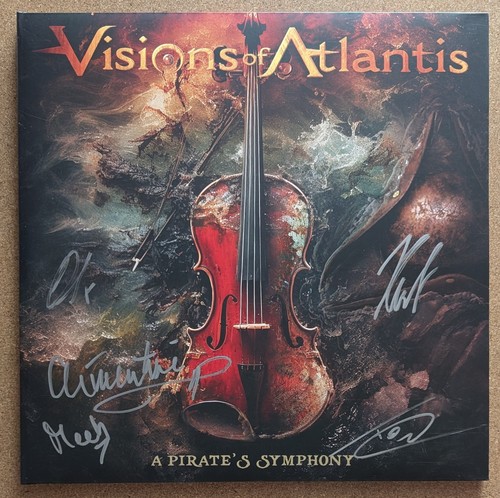 Visions Of Atlantis - A Pirate's Symphony orange Vinyl LP, Limited (200), signed prezzo ebay