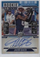2024 Contenders Optic Rookie Ticket RPS Teal Prizm 84/99 Javon Baker Auto go9