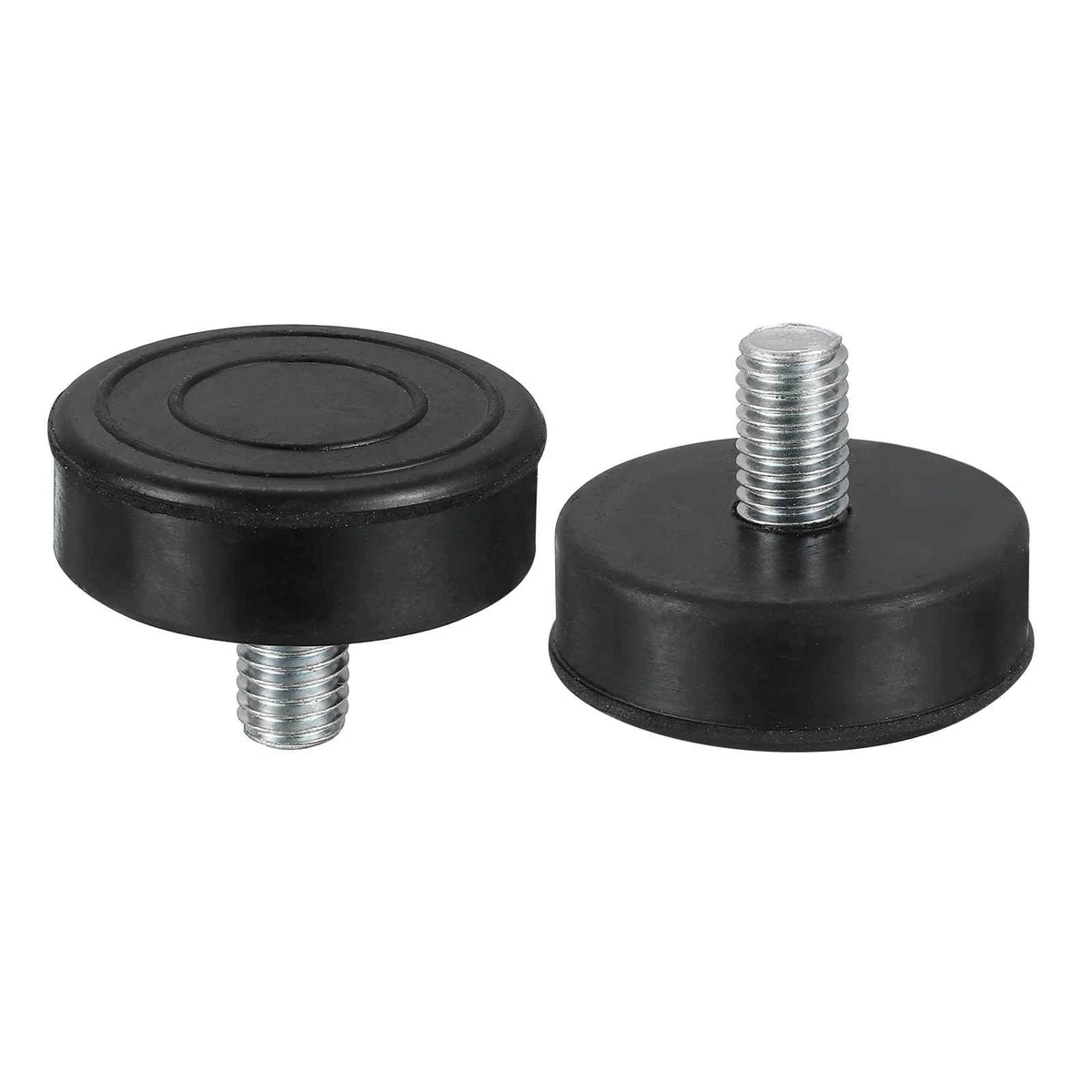 Furniture Glide Leveling Feet Adjustable Thread – Black 12 Pack