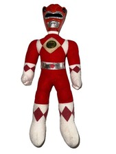 Vintage 1993 Mighty Morphin Power Ranger Red Action Pal Plush Figure 10" Jason