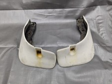 1999-2005 Mazda Miata White Rear Mud Flaps Flap Left Right Set 99-05 00nbpt