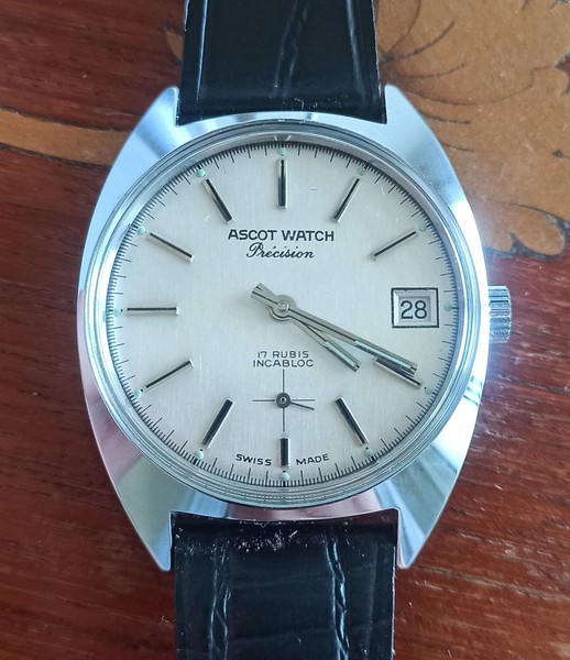 Ascot Uhr Precision Vintage Mechanic Swiss NOS