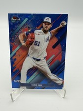 2025 Topps Finest Chris Sale Rare Blue Refractor /99 Braves