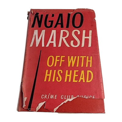 Off With His Head Ngaio Marsh Crime Club 1957 Hardback Book