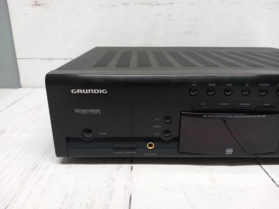 Grundig Amplifier R22 DPL Fine Arts Surround sound Stack System unit 1990s - Image 3 of 4