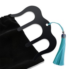 Metal Music Book Clip Set - Black Stainless Steel Music Stand Accessory,Hands...